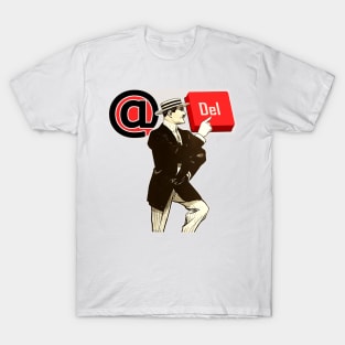 Mr @ hits the Delete button T-Shirt